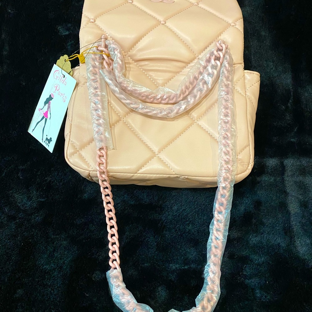NWT Gilda Paris Quilted Small Handbag - Picture 5 of 6